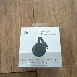Google Chromecast in Charcoal Black